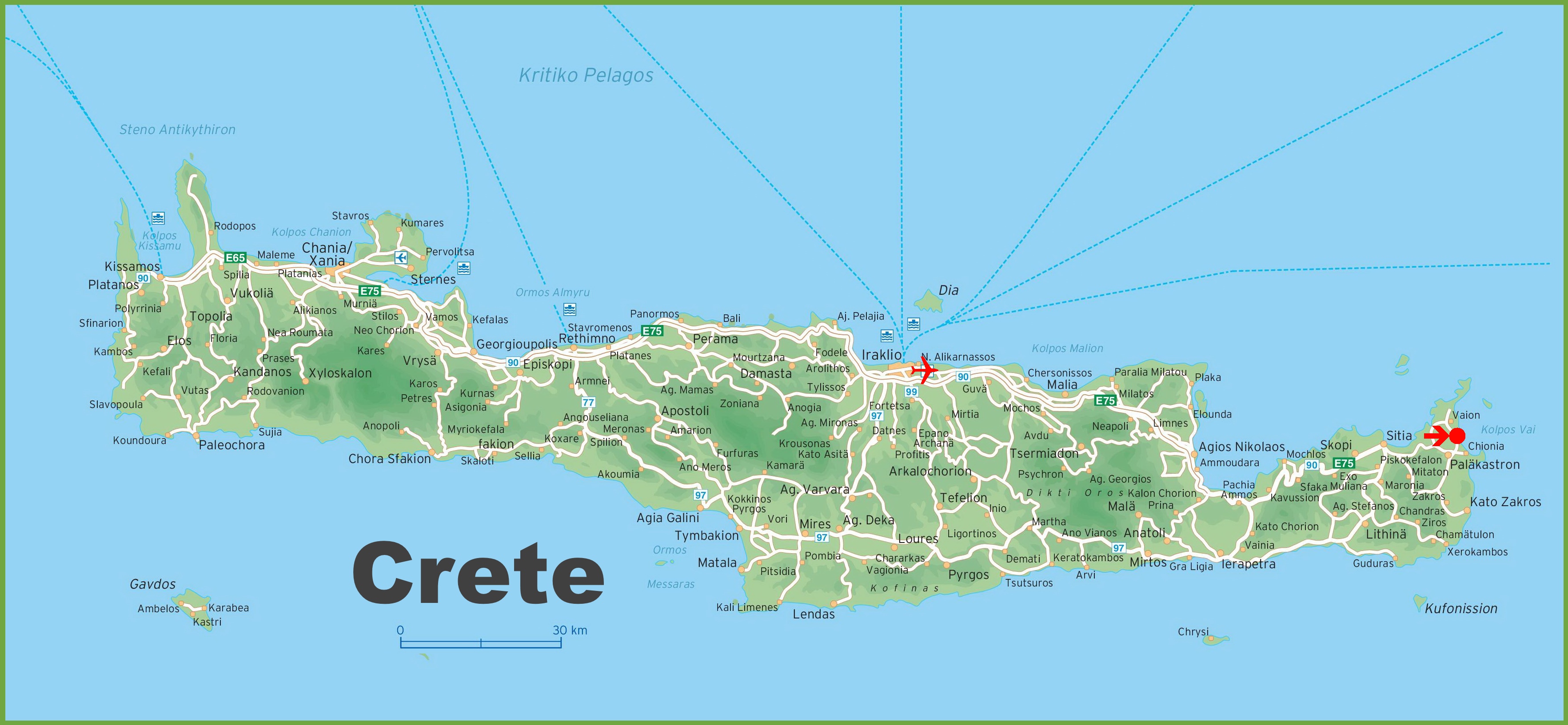 Kreta -> Kouremenos