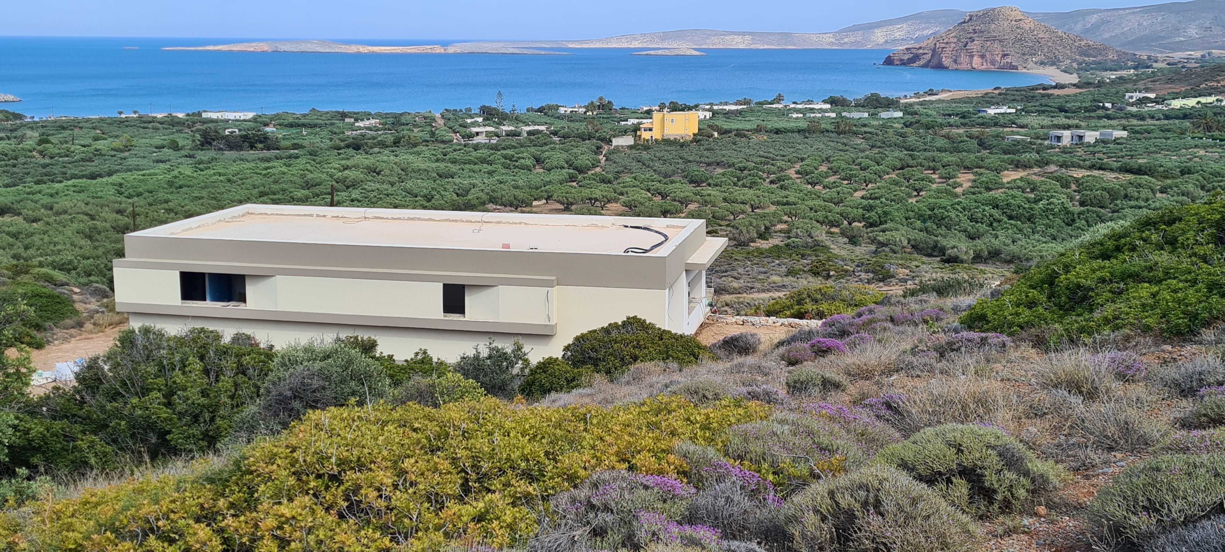 Panoramisch uitzicht van Kouremenos